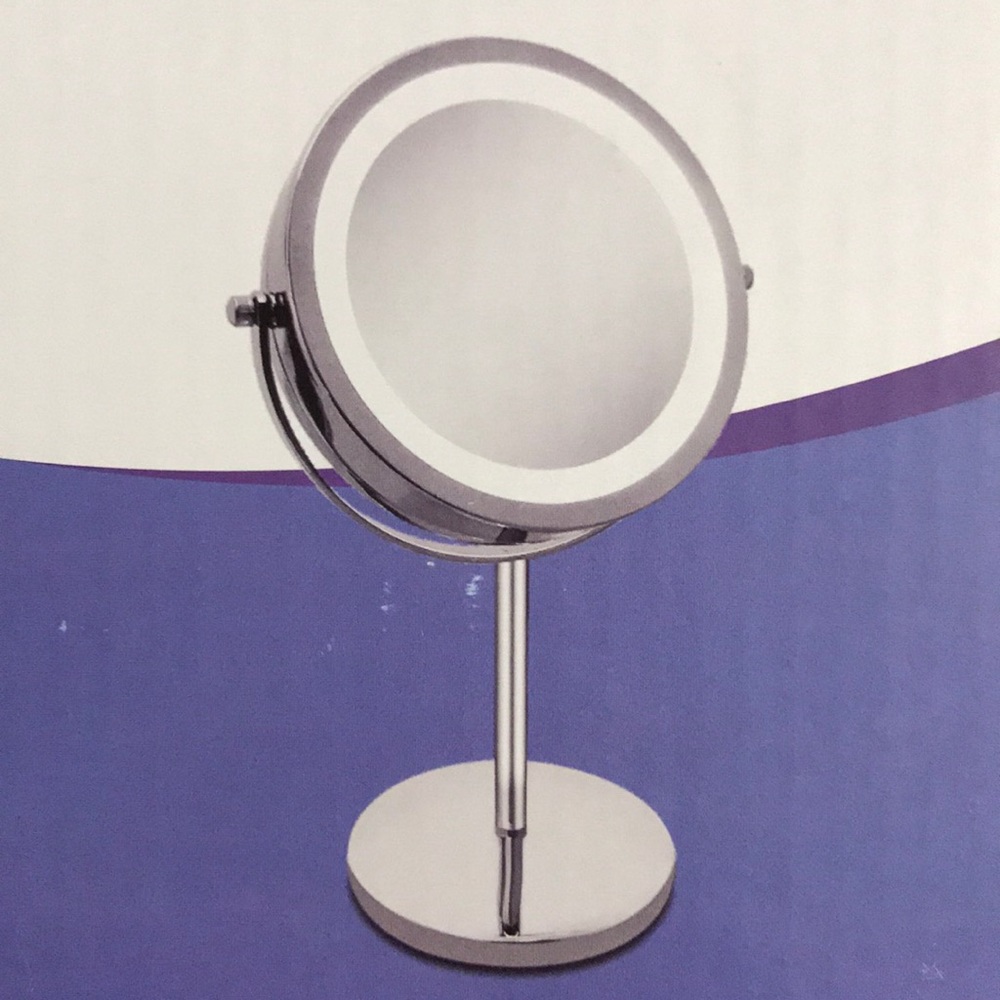 Tabletop Lighted Makeup Mirror